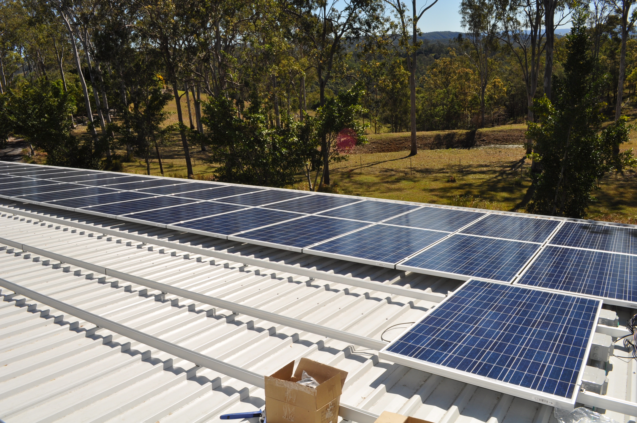 Solar Panels Installed - Progress